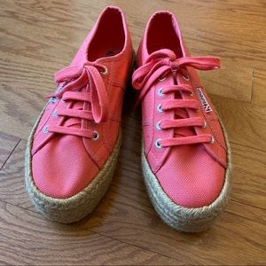 Superga Cotropew Platform Espadrilles | Size 37